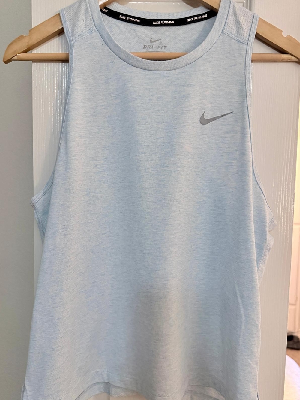 Nike Light Blue Dri-FIT Sleeveless Running Tank